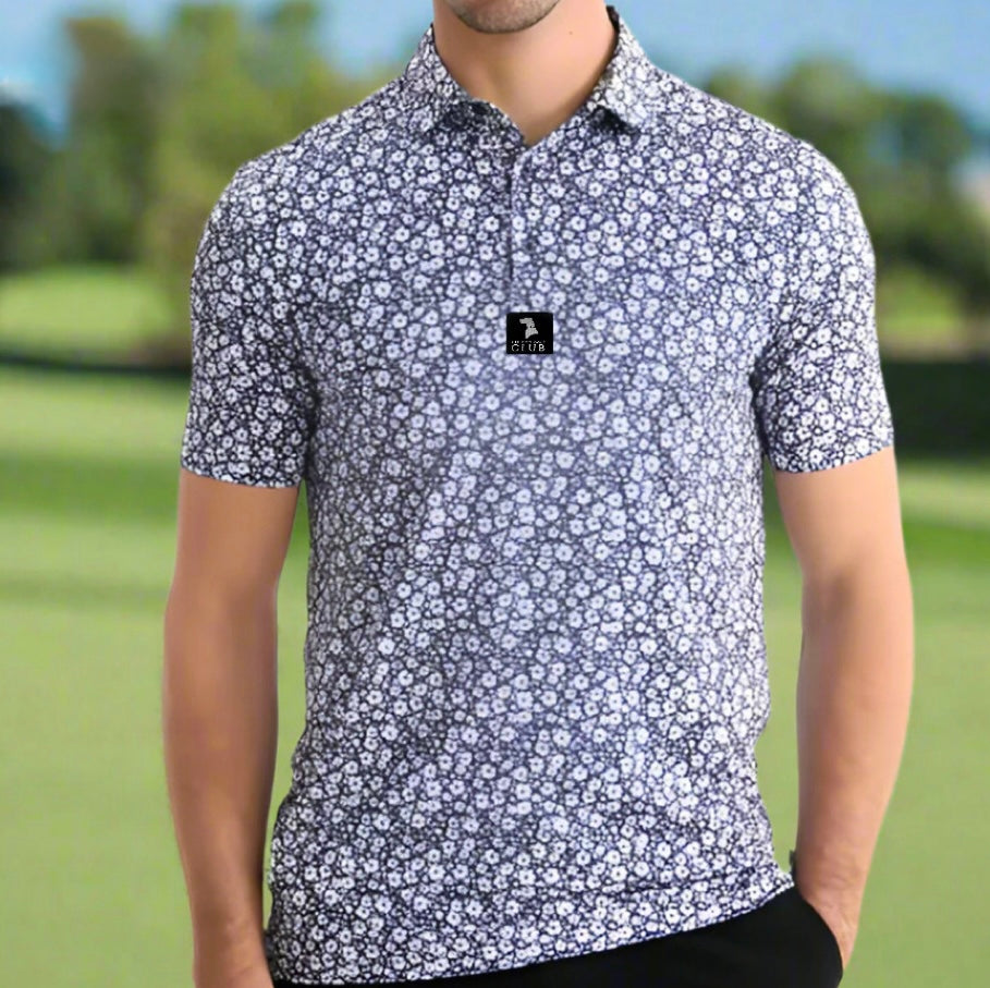 Floral Men's Golf Polo