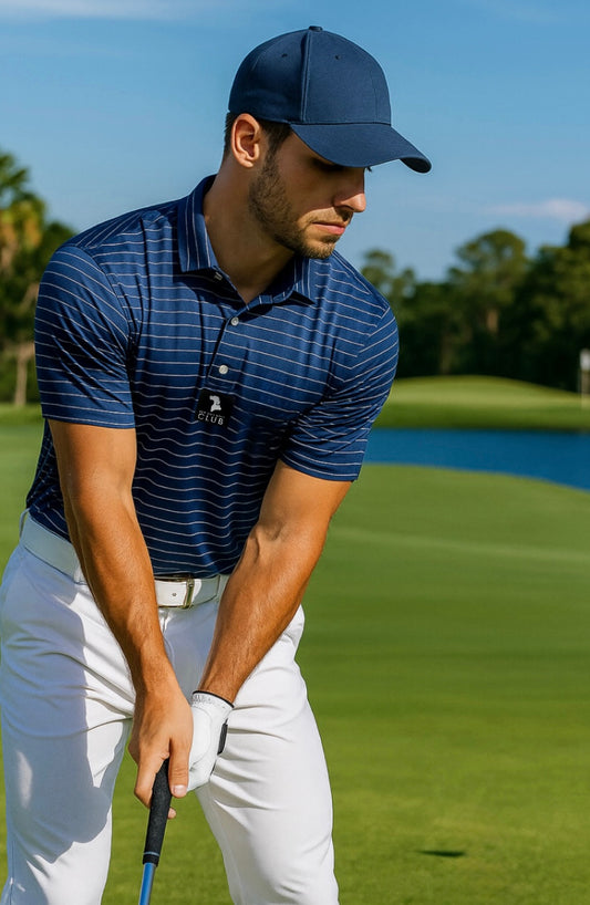 Classic Striped Polo