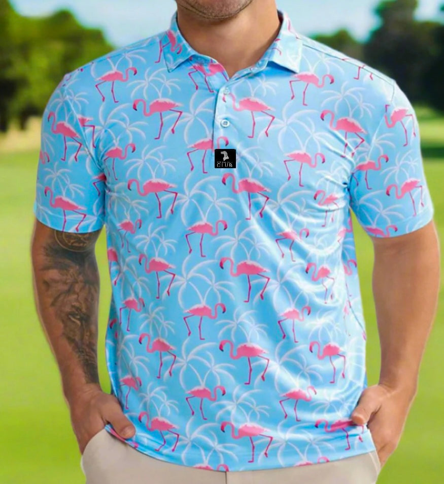 Flamingo Golf Polo