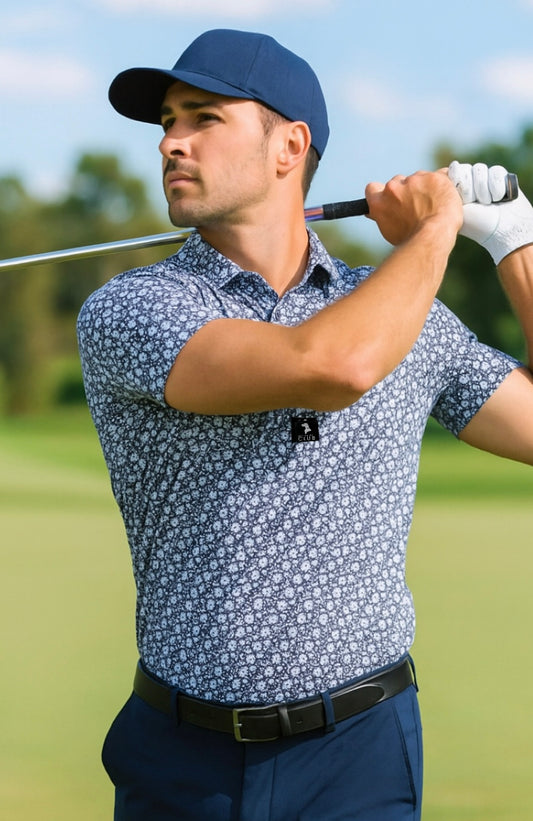 Floral Men's Golf Polo